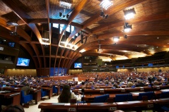 3. октобар 2014. Делегација Народне скупштине у Савету Европе о мониторингу, образовању, корупцији и тероризму (фото ПССЕ)